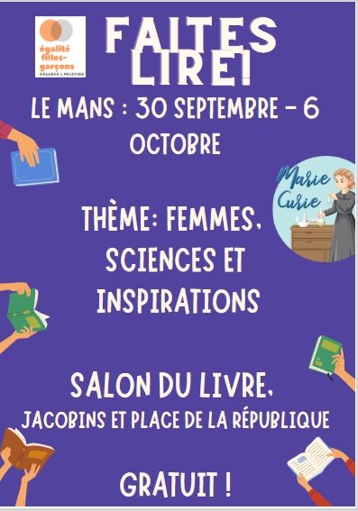 Salon du livre « faites-lire »: les femmes, les sciences et inspirations ».